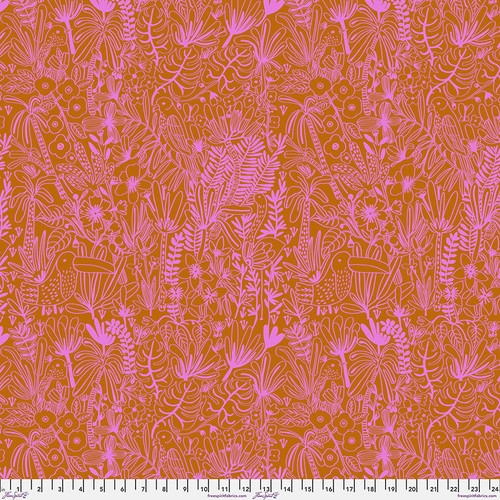 Baumwolle Patchwork - Carolyn Gavin Stoffe - Harmony - Jungle Hot
